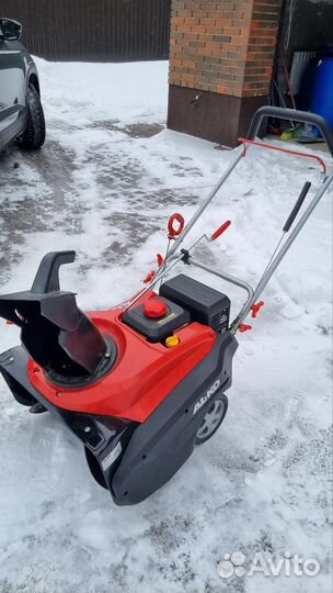 Снегоуборщик al-ko snowline 55e бензиновый бу