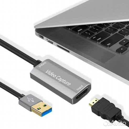 Карта видеозахвата USB 3,0, 1080P, 60 кадров/с, 4K