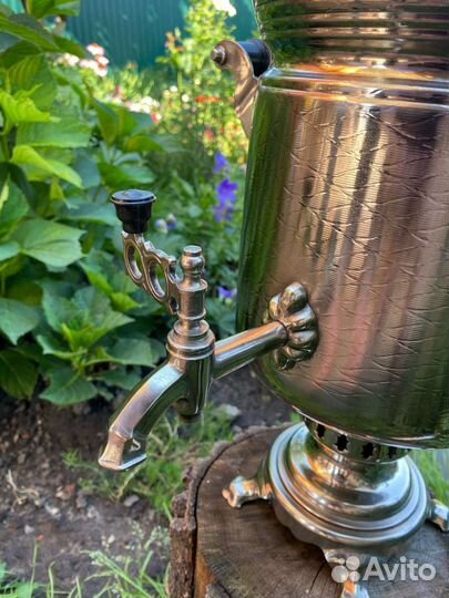 Самовар на углях,дровах,шишках 5 л 1974 г
