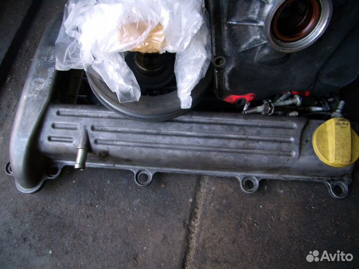 Опель астра зафира Z22SE крышка передняя картер