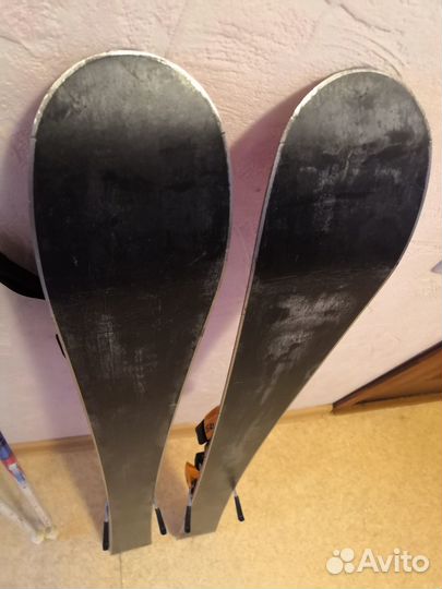 Горные лыжи детские 100 wedze + палки