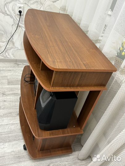 Полка под телевизор + музыкальный центр