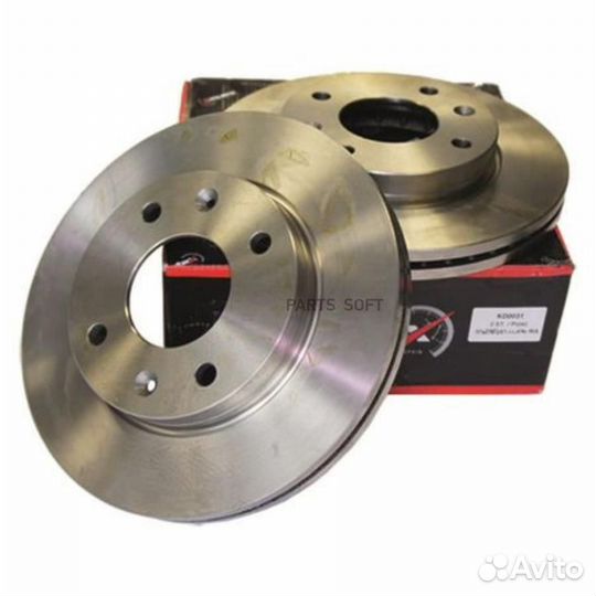 Kortex KD0031 Диск торм. перед.вент.(d257mm)