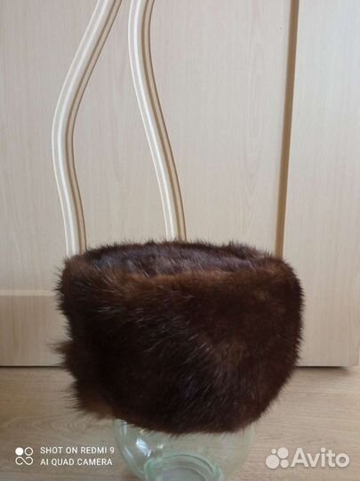 Шапки норковые 2 штуки