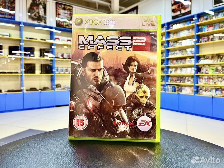 Mass Effect 2 Xbox 360 диск