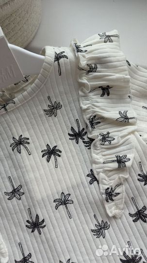 Новый комплект в рубчик h&m 74