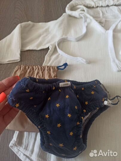 Комплект муслимовая рубашка + акватрусики