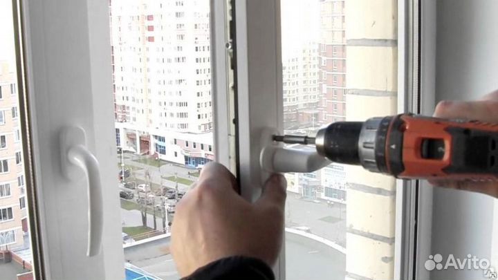Регулировка створок окон пвх