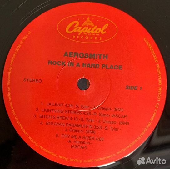 Виниловая пластинка Aerosmith - Rock In A Hard Pla