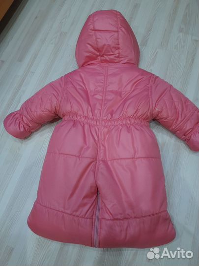 Комбинезон конверт на овчине 80 зимний