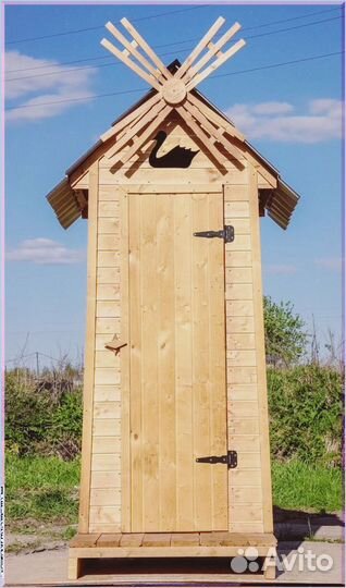 Дачный туалет с кошкой VNW