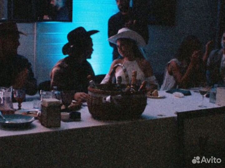 Прокат ковбойской шляпы из США (белая/черная)