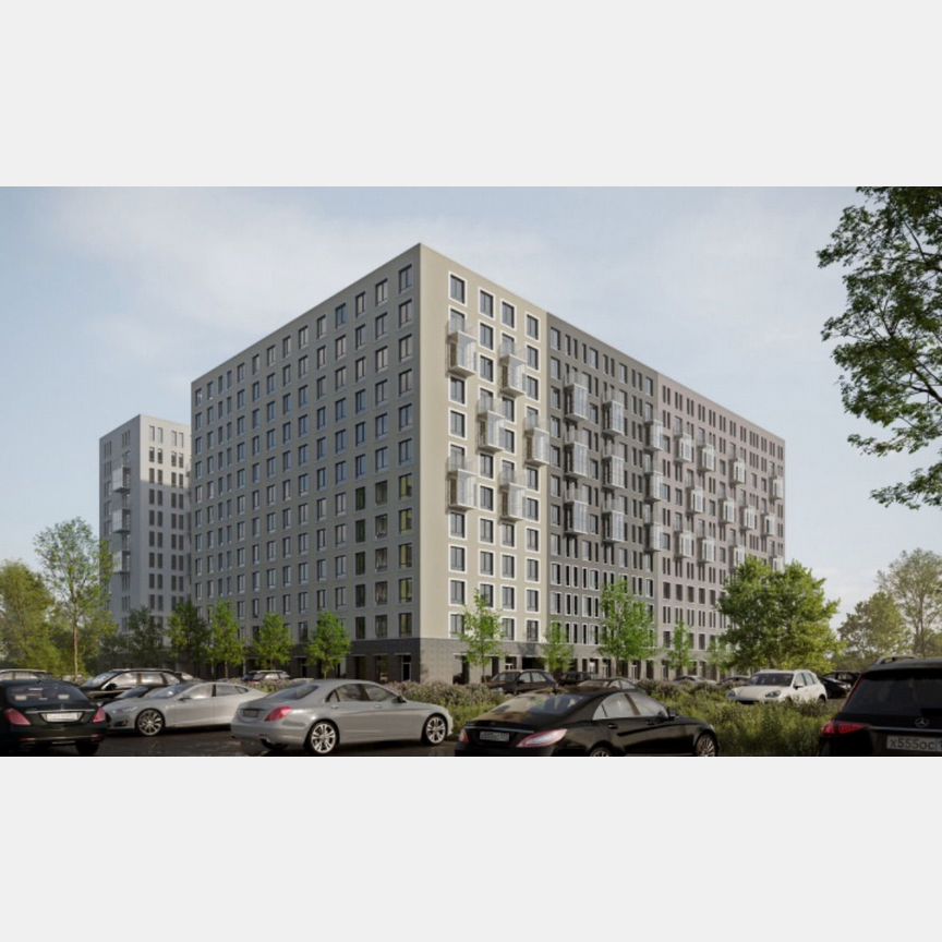 1-к. квартира, 31,6 м², 11/12 эт.