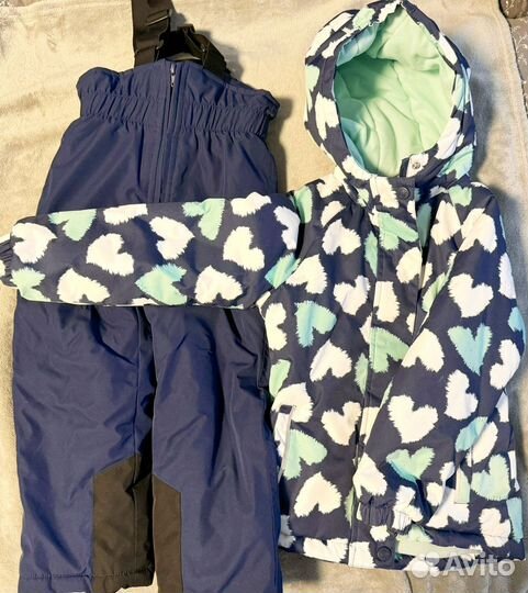 Зимний костюм на девочку 104