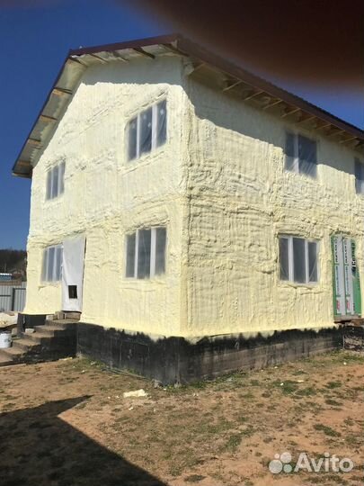 Утепление пенополиуретаном ППУ