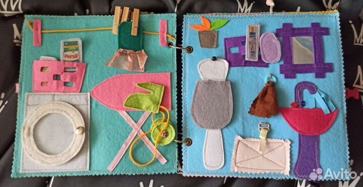 Развивающая книжка из фетра