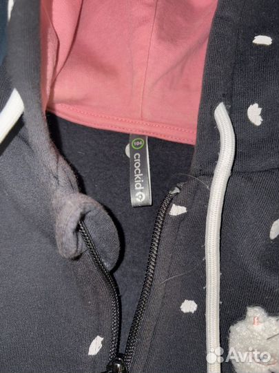 Кофта с капюшоном crockid