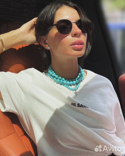 Колье из бирюзы