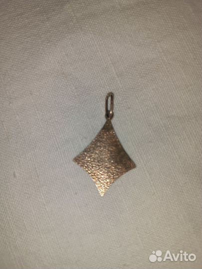 Подвеска кулон Овен серебро 875 с позолотой