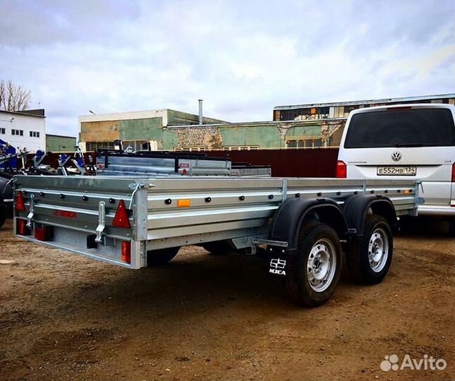 2-осный прицеп Мзса 3,5 х 1,5 борт 30 см