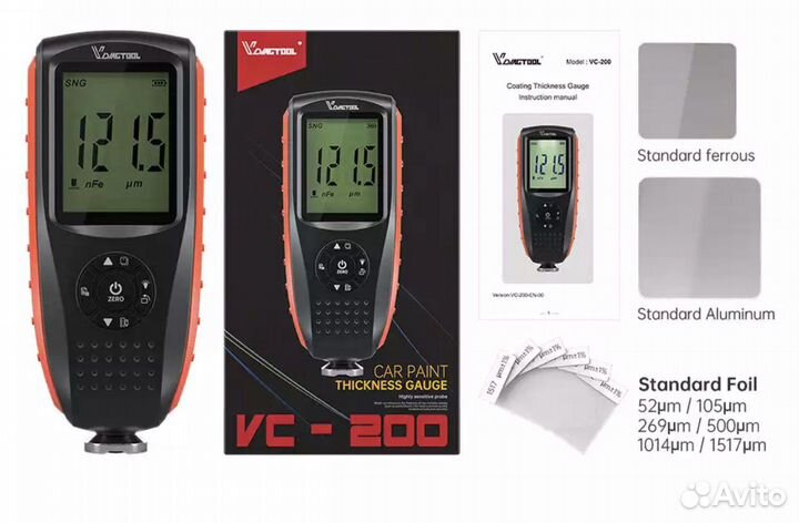 Толщиномер лкп для авто