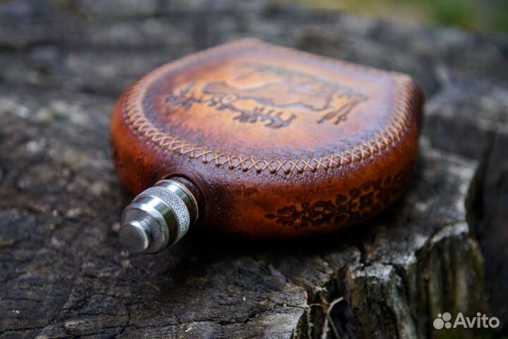 Фляжка для алкоголя из нержавеющей стали 