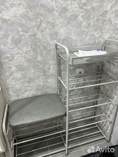 Прихожая с зеркалом с обувницей