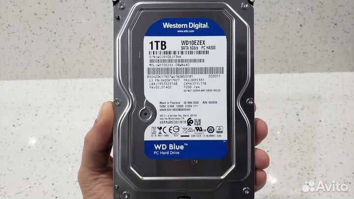 Жесткий диск WD Blue WD10ezex 1TB HDD
