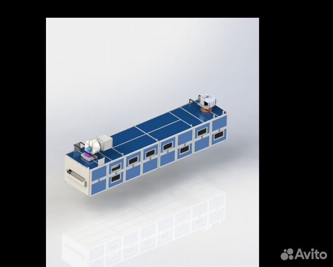 Сушильный туннель для панелей