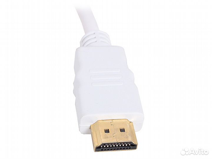 Переходник hdmi - VGA + Aux 0.1 м белый