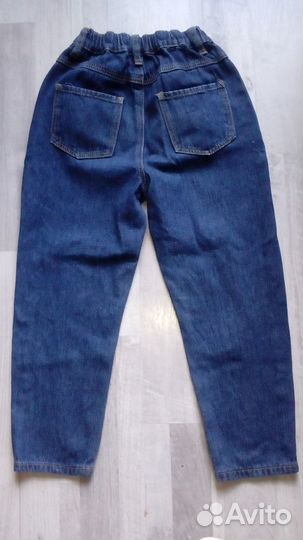 Детские джинсы на резинке р. 122