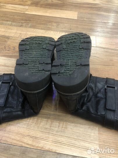 Кожаные ботинки мужские зимние 43-43,5 раз