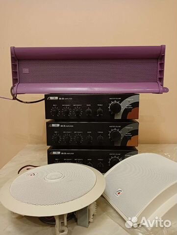 Звук для магазина, офиса, дома roxton, inter m