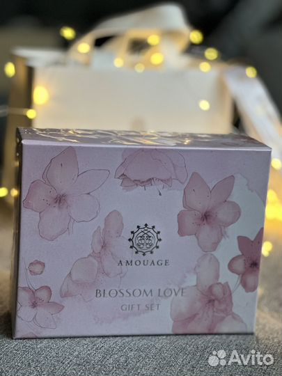 Amouage blossom Love набор парф 100+ лосьон д/тела