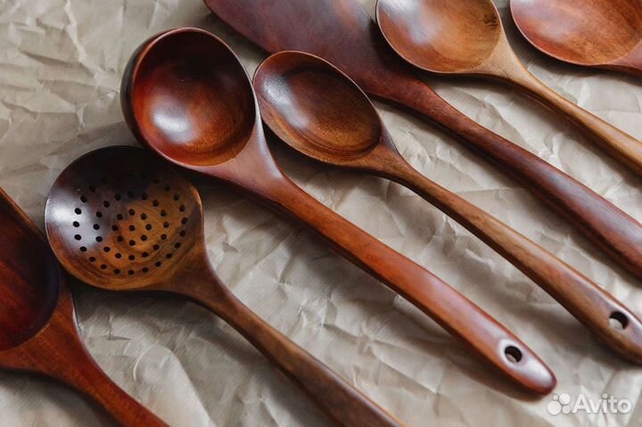 Деревянные ложки, лопатки