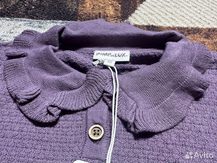 Поло pomp de lux вязаное кофта 146-152 новое
