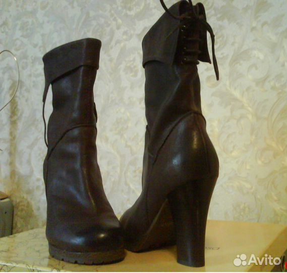 Новые кожаные ботильоны 41р-р