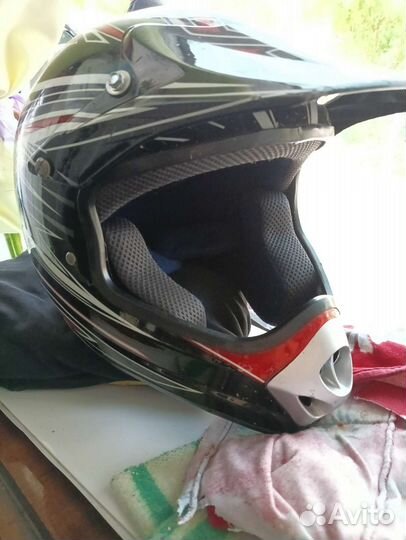 Мотошлем кроссовый бу