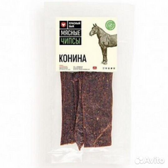 Мясные чипсы Красный Бык из Конины 100 г