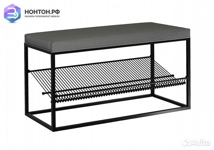 Обувница Крафт 1 черный муар / графит