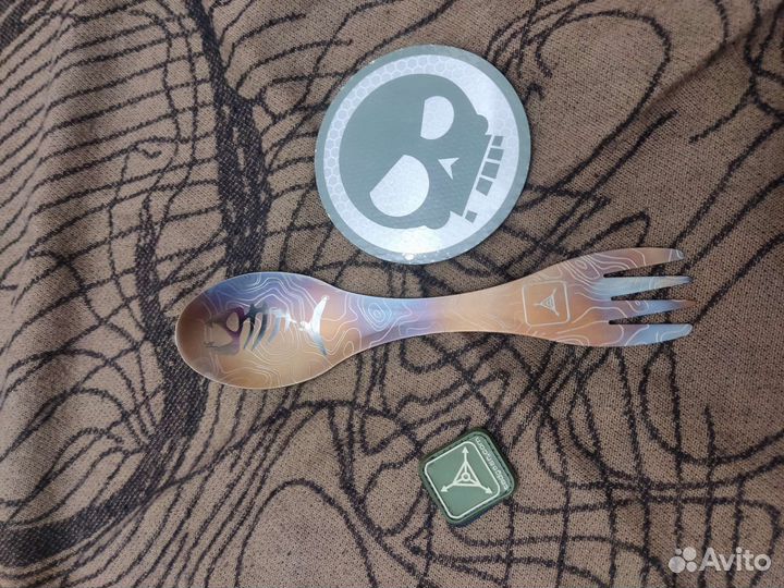 Титановая ложка - вилка TAD Gear, PDW