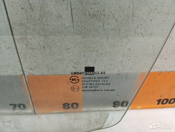 Стекло двери передней левой Chevrolet Aveo T200