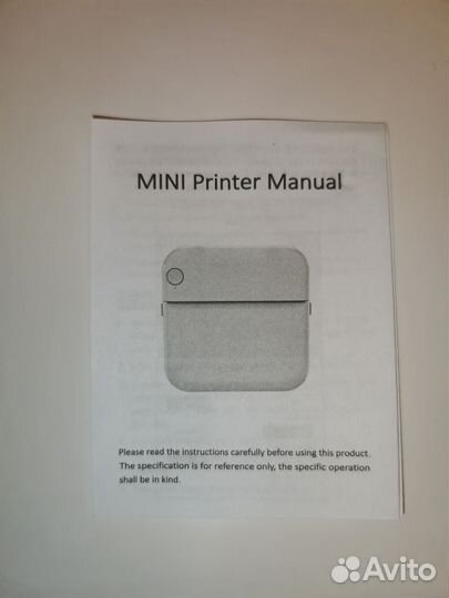 Портативный мини принтер