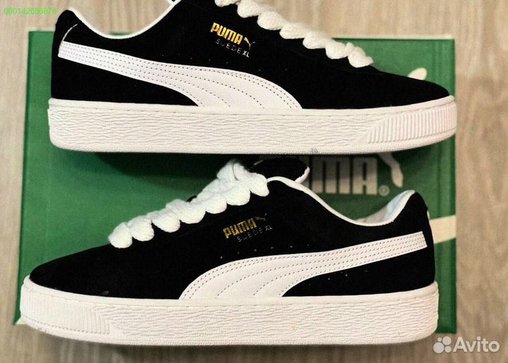 Кроссовки мужские Puma Suede XL “Black White “