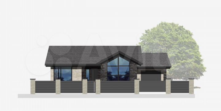 Дом 118 м² на участке 8 сот.