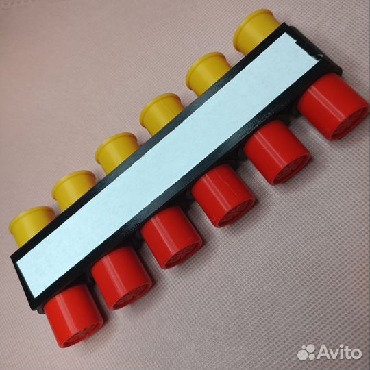 Патронташ на ружьё 12 калибр / 6 отсеков на скотче