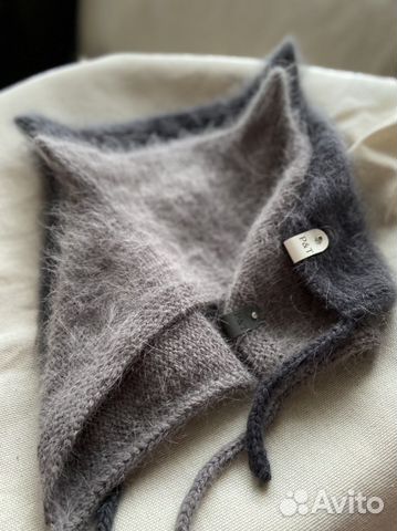 Шапка с ушками женская