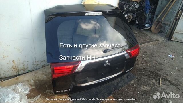 Крышка багажника Mitsubishi Outlander 3 дверь