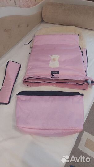 Конверт для прогулок, выписки зимний womar zaffiro