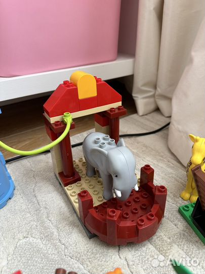 Lego duplo зоопарк, замок принцессы